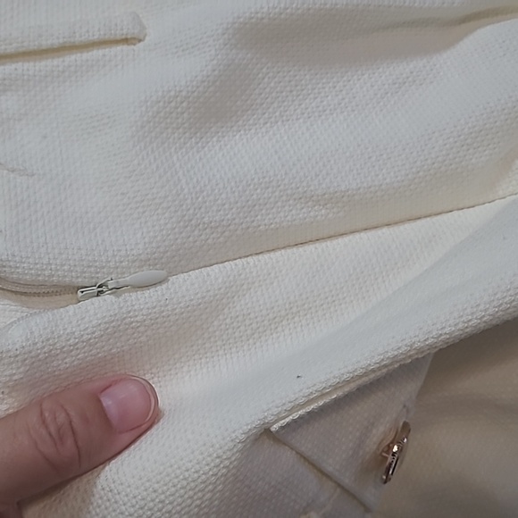 Talbots Greenwich Pant Wide Ankle Belted Twill Pants Size 12p - Picture 5 of 9